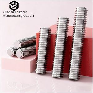 M10 m12 m14 m16 m20 डबल एंड स्टेनलेस स्टील sd बोल्ट स्टेनलेस स्टील डर्ड रॉड, स्टेनलेस स्टील लीड स्क्रू - Product Image 3