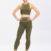 Vêtements de Fitness pour femmes, ensemble de 2 pièces, Sport, Gym, Fitness, Gym, Yoga, tenue, survêtement, ensemble d'entraînement, nouvelle collection