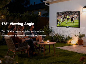 ทีวีกลางแจ้ง 4K UHD ขนาด 55 นิ้ว/65 นิ้ว พร้อม <span class=keywords><strong>LG</strong></span> <span class=keywords><strong>WebOS</strong></span>, กันน้ำ IP65 ความสว่าง 2500nits สำหรับบาร์และสวนในบ้าน จัดส่งฟรี มีสินค้าในสหรัฐอเมริกา - Product Image 2