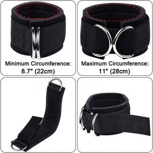 Sangles de soutien de cheville en néoprène antidérapantes et flexibles pour hommes et femmes, pour la musculation, les entraînements de fitness et la gym - Product Image 3