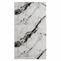 Panneau mural en PVC UV effet marbre européen brillant, imperméable, résistant à l'humidité, avec impression veineuse, panneau décoratif découpé sur mesure pour usage hôtelier et domestique