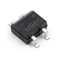 Circuits intégrés de redresseur à pont en silicium MB8S MBS, composants électroniques