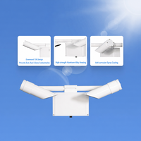 Système d'interface de contrôle d'écran pour la gestion intelligente du trafic, capteur de visibilité pour station météo extérieure avec prévision de pluie et de brouillard