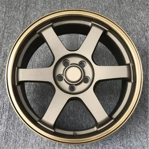 ล้อแม็กอะลูมิเนียมล้อยาง JDM สำหรับแข่งขันออฟเซ็ต18 19 20นิ้วแบบหลายก้านสีบรอนซ์5X120 5X114.3 5x112โวลต์ล้อ <span class=keywords><strong>Te37</strong></span>อัลลอยปลอมแปลง - Product Image 2