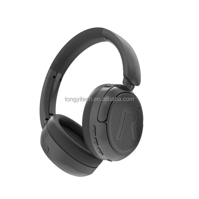 Comfort-Fit ANC Wireless Headphones with LED Battery Indicator Stereo Sound and Low Latency Passive Noise-Cancelling Earphones