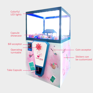 เครื่องจำหน่ายรางวัลแบบหยอดเหรียญสำหรับศูนย์เกมส์  หน้าจอภาษาอังกฤษ ปรับแต่งได้ โครงสร้างโลหะ สำหรับใช้ภายในอาคาร อายุการใช้งาน 6 ปี - Product Image 2