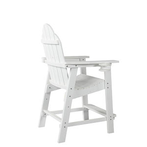 Blanc Classique Hôtel Balcon <span class=keywords><strong>Plastique</strong></span> Bois Chaise Longue Meubles Élégant <span class=keywords><strong>Fauteuil</strong></span> Extérieur Jardin <span class=keywords><strong>Adirondack</strong></span> Chaises - Product Image 4