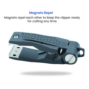 カスタムカラー対応 新製品 フライフィッシング用ラインクリッパーツール アルミニウム製 フィッシングラインニッパーカッター ステンレススチールブレード付き - Product Image 6