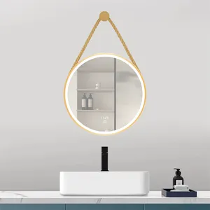 Новая круглая форма для ванной комнаты, антипаровое зеркало для душа, безтуманное для бритья