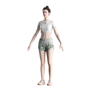 Pantalones Cortos Deportivos de Secado Rápido para Mujer, Estilo Biker, para Gimnasio, Fitness, Boxeo, con Efecto Push-Up - Product Image 5