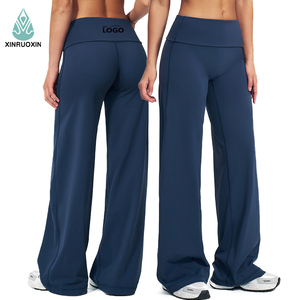 Pantalones de Yoga de Cintura Alta con Logotipo Personalizado, de Secado Rápido, Levanta Glúteos, Ajustados, de Pierna Ancha <span class=keywords><strong>y</strong></span> Acampanados, Leggings Deportivos para Gimnasio <span class=keywords><strong>y</strong></span> Fitness para Mujer - Product Image 2