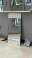 Miroir mural LED en forme de smartphone avec éclairage arrière pour chambre à coucher, salon, dressing, décoration intérieure