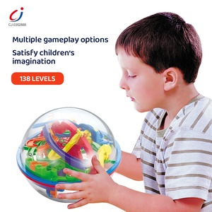 Chengji Magical Intellect <strong>Ball</strong> Children Early Educational 138 Steps Labyrinth Rolling Game 3d Magic <strong>Maze</strong> <strong>Ball</strong> - Product Image 4