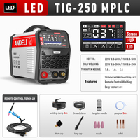 Machine à souder à froid ANDELI TIG-250MPLC 220V, multifonctionnelle, 5 en 1 (HOT/Cold/MMA/CLEAN/TIG Pulse), inverseur IGBT, soudeuse TIG