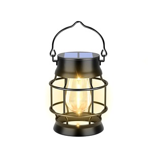 Lanterne solaire en fer forgé Xinhuiyuan, lampe de camping LED, éclairage portable pour tente extérieure, 8W - Product Image 3