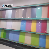Aysent Peinture Teintée pour Verre Laqué en Bronze Massif 3-8mm avec Caractéristiques Anti-UV et Durables pour la Décoration de Chambre, Salle de Bain et Cuisine