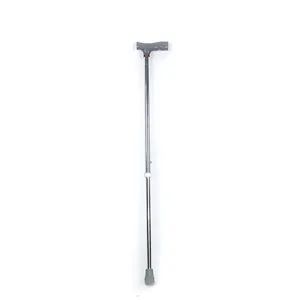 튼튼한 손잡이 걷는 지팡이 캠핑 하이킹 조정 가능한 지팡이 알루미늄 걷는 지팡이