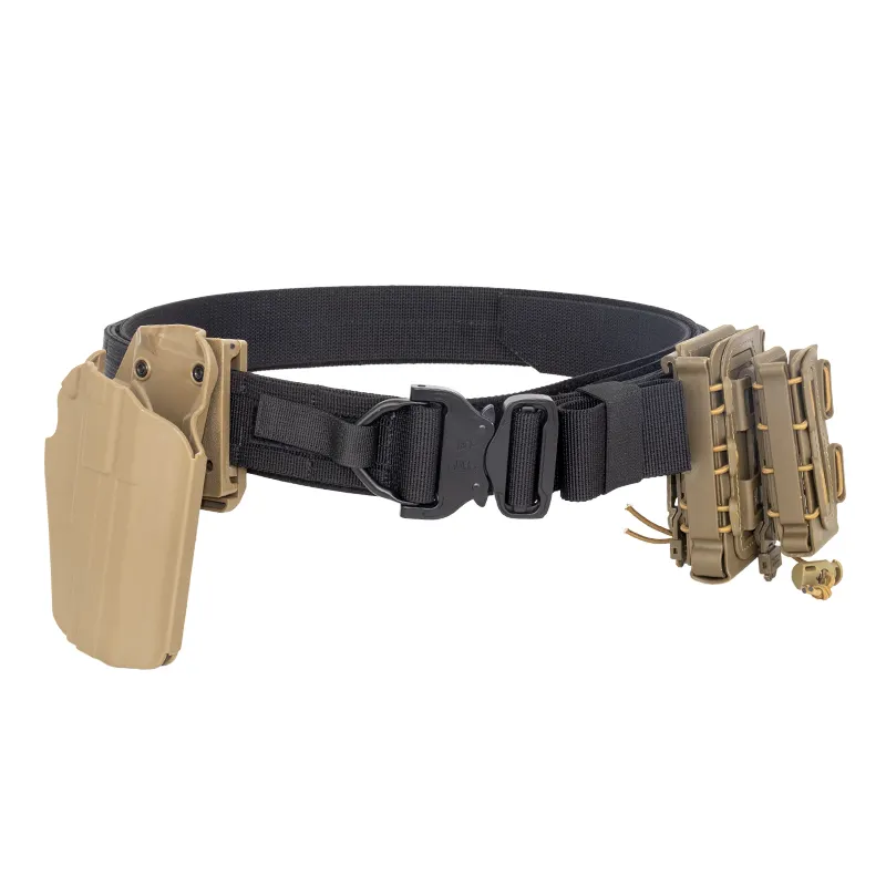 Adjustable Quick Release 1.75" MOLLE Battle Belt Tactical Heavy Duty Rigger Tool Belts with Inner Belt