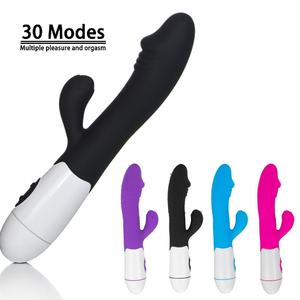 <span class=keywords><strong>Vibrator</strong></span> Kelinci Realistis 30 Kecepatan Populer Stimulator Titik G Klitoris Mainan Seks untuk Wanita - Product Image 1