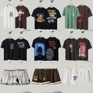 T-<span class=keywords><strong>shirt</strong></span> à manches courtes Travis M&Co. T-<span class=keywords><strong>shirt</strong></span> en coton délavé Little Yellow Duck Cactus Lightning Rap Tour TS Co-branded Couple Hip-hop <span class=keywords><strong>Scott</strong></span> - Product Image 2