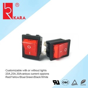 15A250V 4P interrupteur à bouton-poussoir à tête plate en métal illuminé 1NO1NC avec trou de montage de 16mm pour outils électriques et machines à souder 2NO - Product Image 4