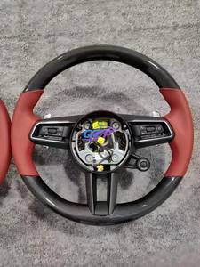 Volante de Fibra de Carbono LED Personalizado para Modelos Porsche 718 Boxster Cayman Taycan 996 911 981 957 958 991 - Product Image 6