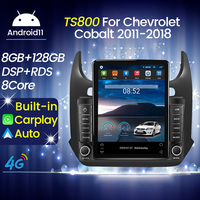 MEKEDE Android11 IPS 2.5D DSP radio 2 din pour Chevrolet Cobalt 2011-2018 8 + 128G GPS colling fan 360 caméra autoradio