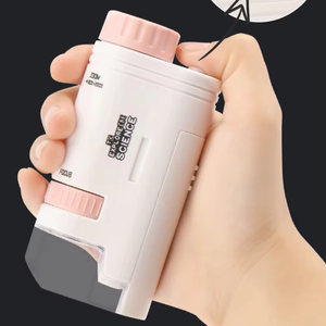 ポータブル生物顕微鏡 80-200x 電気ライト 1920x1080 カメラ 子供の科学実験や学生向け - Product Image 1