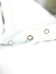 แหวนเพชรไข่มุกสีขาว Brilliant02 ทอง 14K เครื่องประดับคุณภาพสูง ขายส่ง ผู้ผลิตตามสั่งสำหรับผู้หญิง รับผลิตแบบ OEM ODM - Product Image 2