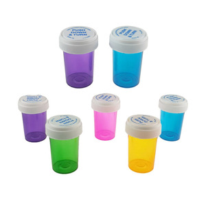 Bán Tại Nhà Máy Lọ Có Nắp Đẩy Và Xoay Chống Chịu Cho Trẻ Em Lọ Đựng Thuốc Chai Nhựa - Product Image 1