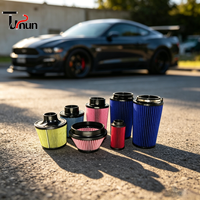 Filtres à air sport haute performance pour voitures de course avec embout court/conique rond (RAM/COLD) – Nouveaux filtres d'admission propres pour une performance accrue