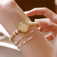 BS Bee Sister Nouveau Modèle Femme Bestseller TikTok Vente Directe Usine Commerce Extérieur Vintage Luxe Léger Alliage Mode Perle