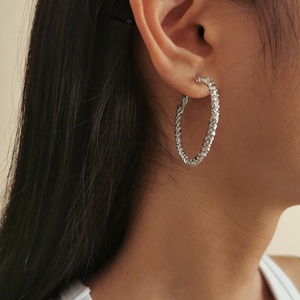Ensemble de 3 paires de boucles d'oreilles créoles torsadées en <span class=keywords><strong>or</strong></span>, Vintage, créoles épaisses, Huggie, cadeaux pour femmes, nouvel arrivage 2023 - Product Image 4