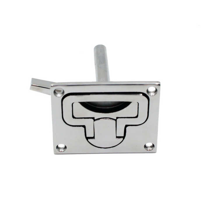 MX Boat Cam Latch - Stainless Steel Flush Pull Hatch Latch, 316 Grade, With Fasteners, 2PCS, For Marine, RV, Outdoor Use