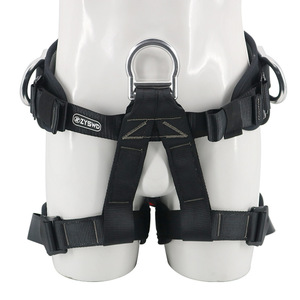 Arnés de seguridad de medio cuerpo Zhongyu con cinturón de red, ajustable en la cintura de 75-130 cm, de poliéster con 2 anillos en D de acero inoxidable para trabajos en altura. - Product Image 3