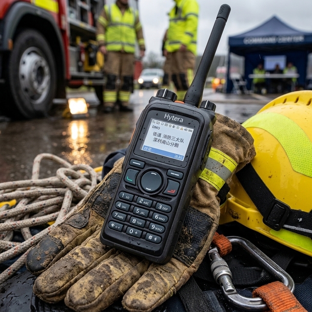 HyteraPD78X DMR Digital Walkie Talkie UHF 400-470MHz VHF 136-174MHz 5W 1024CH IP67 Waterproof Air Band Dual Timeslot 1.8 0-5km