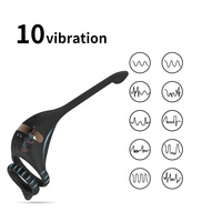 APP-Gesteuerter Penisring-Vibrator und Anales Plug-Butt-Stimulator, Verzögerte Ejakulation, Vibrations-Sexspielzeug mit 10 Modi für Männer und Paare