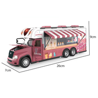 Nouveau modèle camping-car jouet voiture 2.4G télécommande récréative touring camion crème glacée rv jouer maison mini jouet camping-car pour les enfants