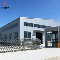 Estructura de Acero Resistente y Estable para Vigas y Columnas, Estructura Metálica Resistente a la Intemperie para Diversas Construcciones Prefabricadas de Acero