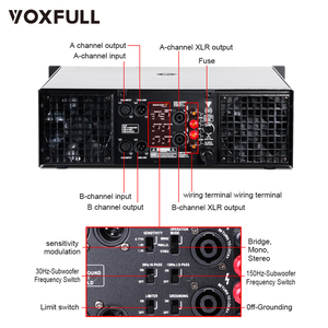 Amplificador de Potencia Digital de Audio Profesional de Alto Rendimiento Voxfull CA38 - Product Image 4