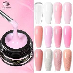 BORN PRETTY PRO 30ml Gel dur pour extensions d'ongles sans HEMA, auto-nivelant, à faire tremper, gel de construction UV, vernis à ongles acrylique - Product Image 1
