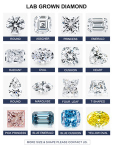 Diamants de laboratoire en vrac certifiés IGI 0,3 à 5 carats, CVD HPHT, taille brillant, DEF VVS1 VVS2 VS1 pour la fabrication de bijoux - Product Image 4