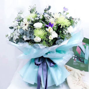 Papier d'emballage imperméable en gros Coastline Hansel, motif floral, pour bouquets de <span class=keywords><strong>fleurs</strong></span> fraîches, papier d'emballage pour fleuristes - Product Image 5