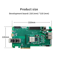 Placa de Desarrollo Kintex UltraScale+ Serie MLK-H7-CU06-KU5P XCKU5P-2FFVB676I FPGA DDR4 Comunicación de Alta Velocidad a 2400 Mbps