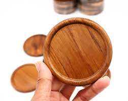 Bois rond coaster Maison & Jardin Cuisine et De Table coaster Décorer bois naturel couleur coaster pour Offre Spéciale - Product Image 3