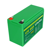 Batterie LiFePO4, Lithium, fer, Phosphate, Rechargeable, pas cher, 12.8V, 6ah, avec BMS logiciel