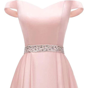 Evening Gown Women's Long Sleeveless Sweetheart Neckline Burgundy Wedding Party Dress Natural Waist Polyester Fabric - Product Image 2