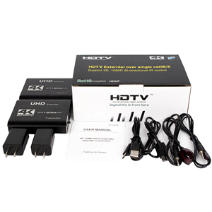 HD 1080P 4K 120M trên Cat6 cáp <span class=keywords><strong>Ethernet</strong></span> HDMI Video Transmitter Extender <span class=keywords><strong>Adapter</strong></span> với IR HDMI vòng ra - Product Image 6