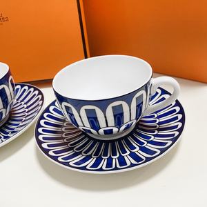 Ensemble tasse et soucoupe en porcelaine fine à motif animalier style américain, couleur et logo personnalisables, portable, coffret cadeau pour la rentrée scolaire - Product Image 4