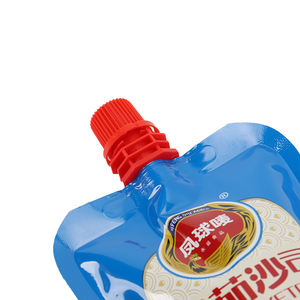 Bolsa <span class=keywords><strong>de</strong></span> pie ecológica <span class=keywords><strong>de</strong></span> alta calidad <span class=keywords><strong>de</strong></span> 100ml, 200ml, 300ml, con boquilla lisa, embalaje personalizable para pasta <span class=keywords><strong>de</strong></span> tomate y jugo - Product Image 4